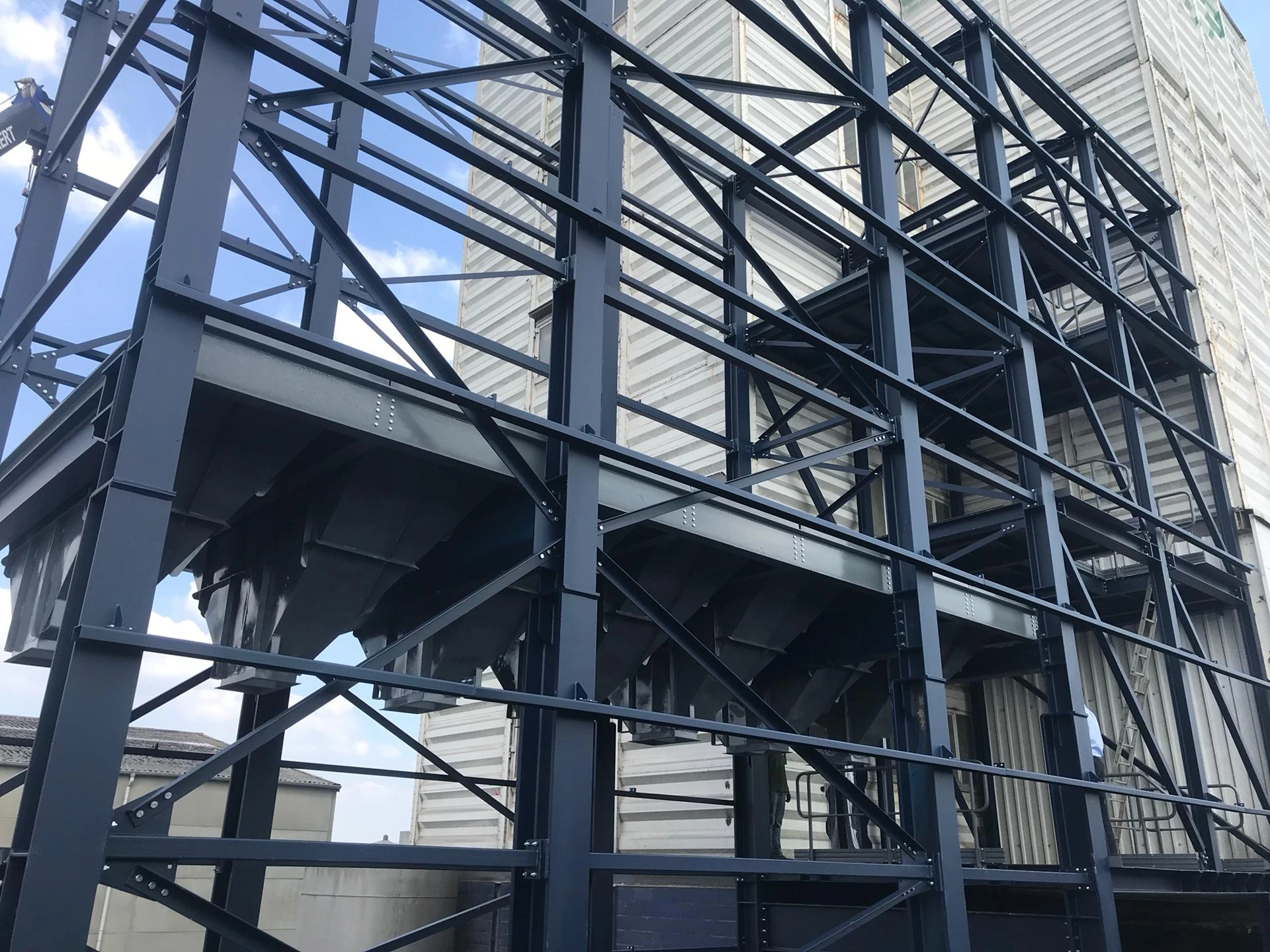 Waterleau lossbak met schroef, extra schroef en elevator